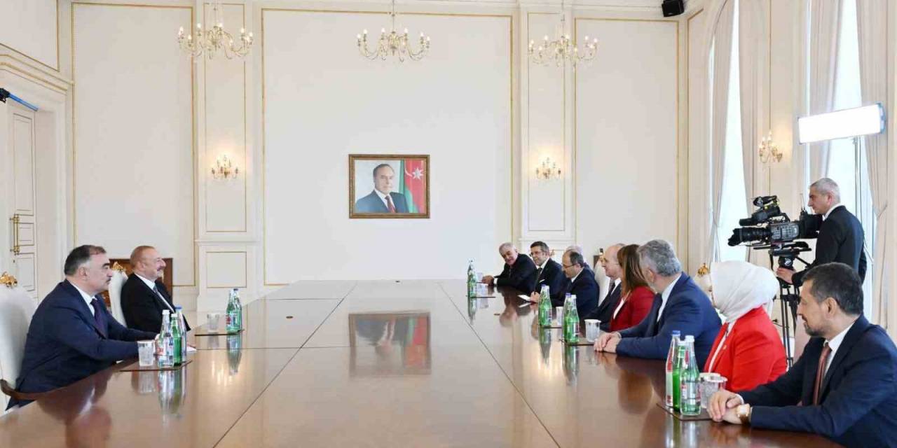 Aliyev, Tbmm Başkanı Kurtulmuş’u Kabul Etti