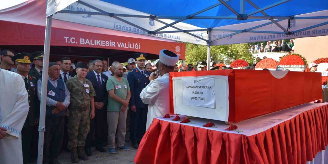 Şehit Piyade Er Ramazan Sarıkaya Sındırgı’da Toprağa Verildi