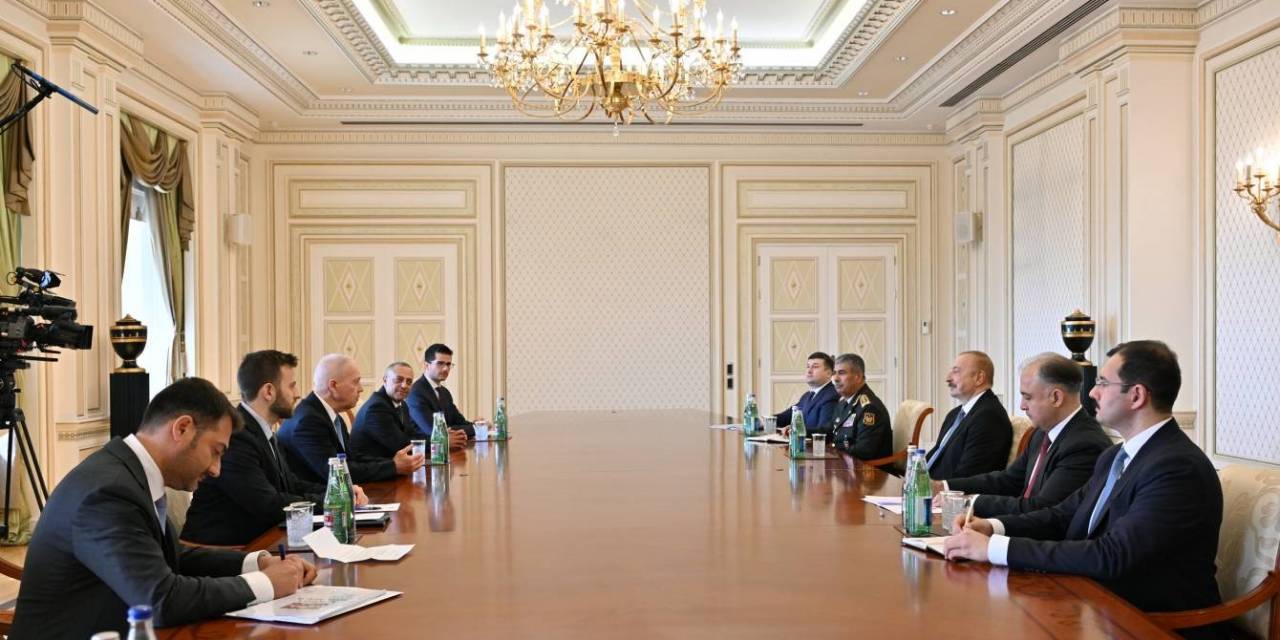 Azerbaycan Cumhurbaşkanı Aliyev, İsrail Savunma Bakanı Galant’ı Kabul Etti