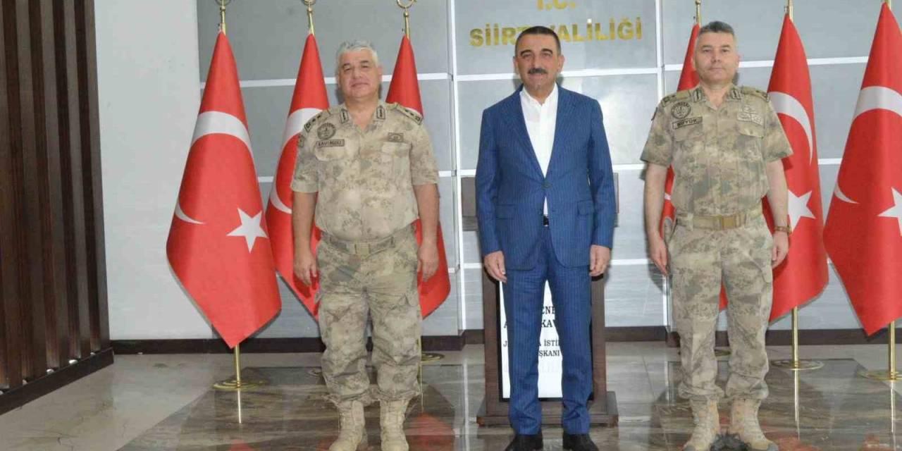 Jandarma İstihbarat Başkanı Tümgeneral Kavukcu, Vali Hacıbektaşoğlu’nu Ziyaret Etti