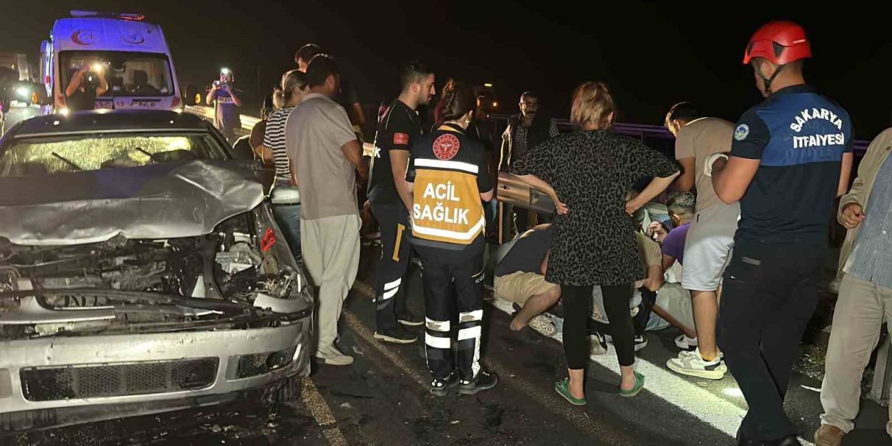 5 Aracın Karıştığı Kazada 14 Kişi Yaralandı