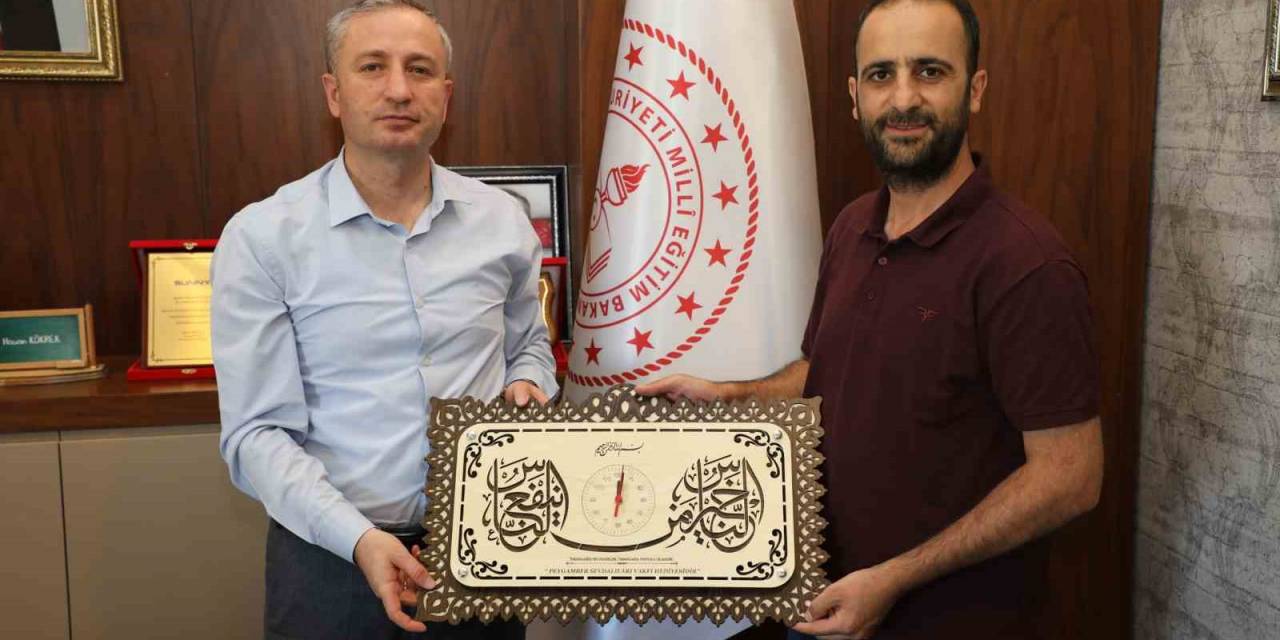 Milli Eğitim Müdürü Kökrek’e Teşekkür Ziyareti