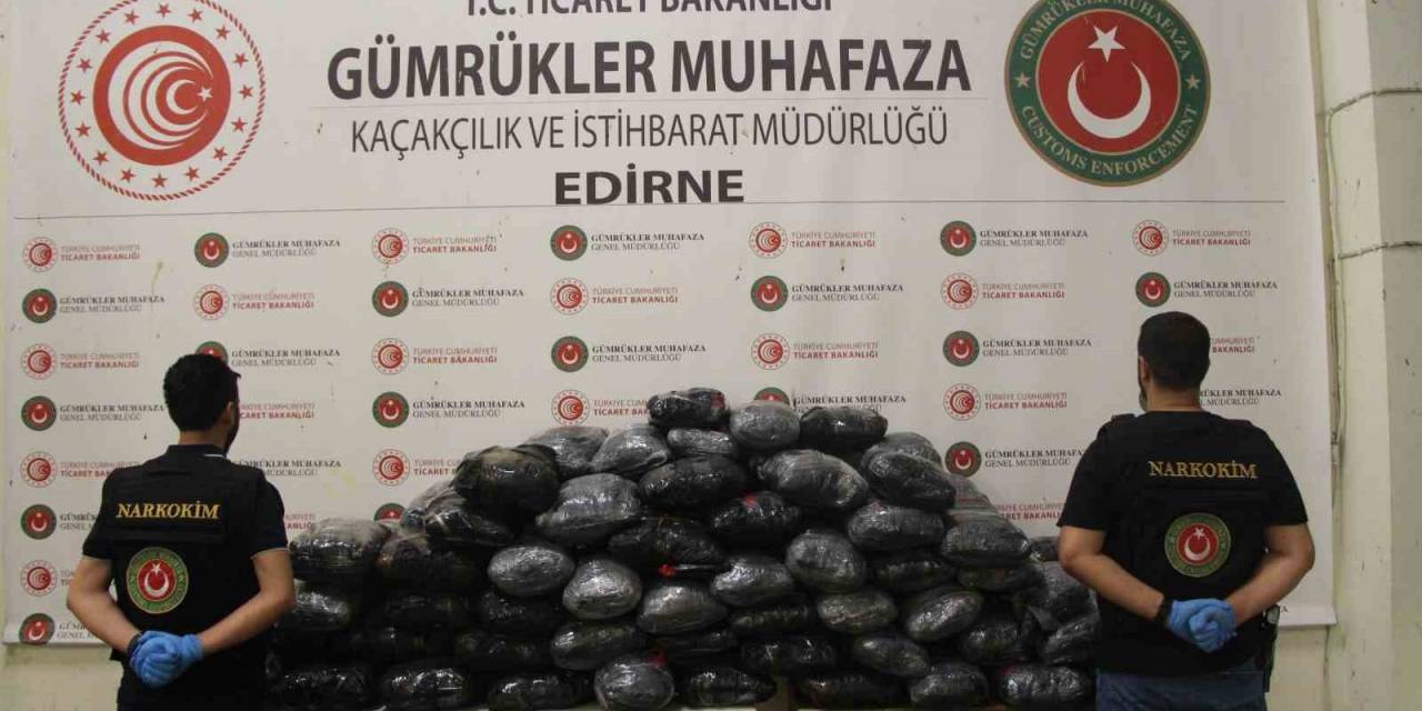 Kapıkule’de Cnc Makinesi İçerisine Gizlenmiş 133 Kilogram Esrar Yakalandı