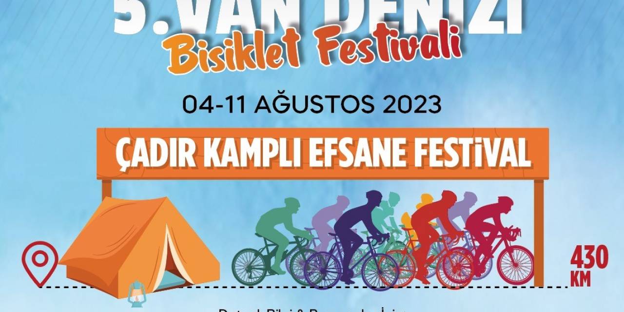 5. Van Denizi Bisiklet Festivali Başlıyor