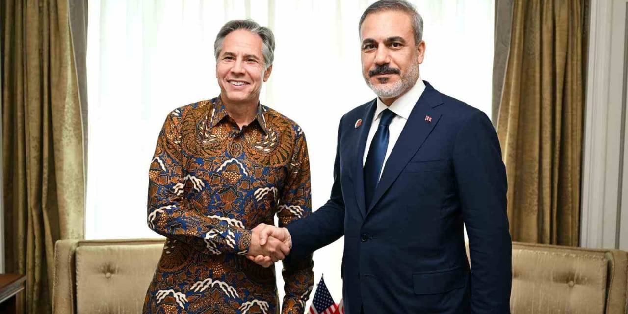 Bakan Fidan, Abd’li Mevkidaşı Blinken İle Görüştü