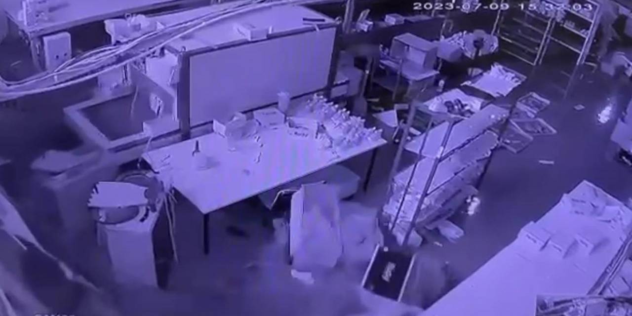 Bartın’daki Sel Anı Güvenlik Kamerasına Yansıdı