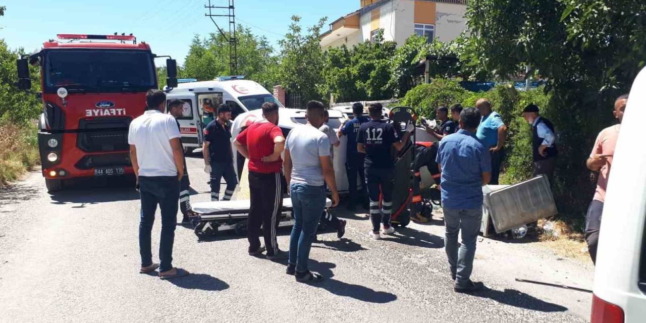 Kontrolden Çıkan Otomobil Takla Attı: 1 Yaralı