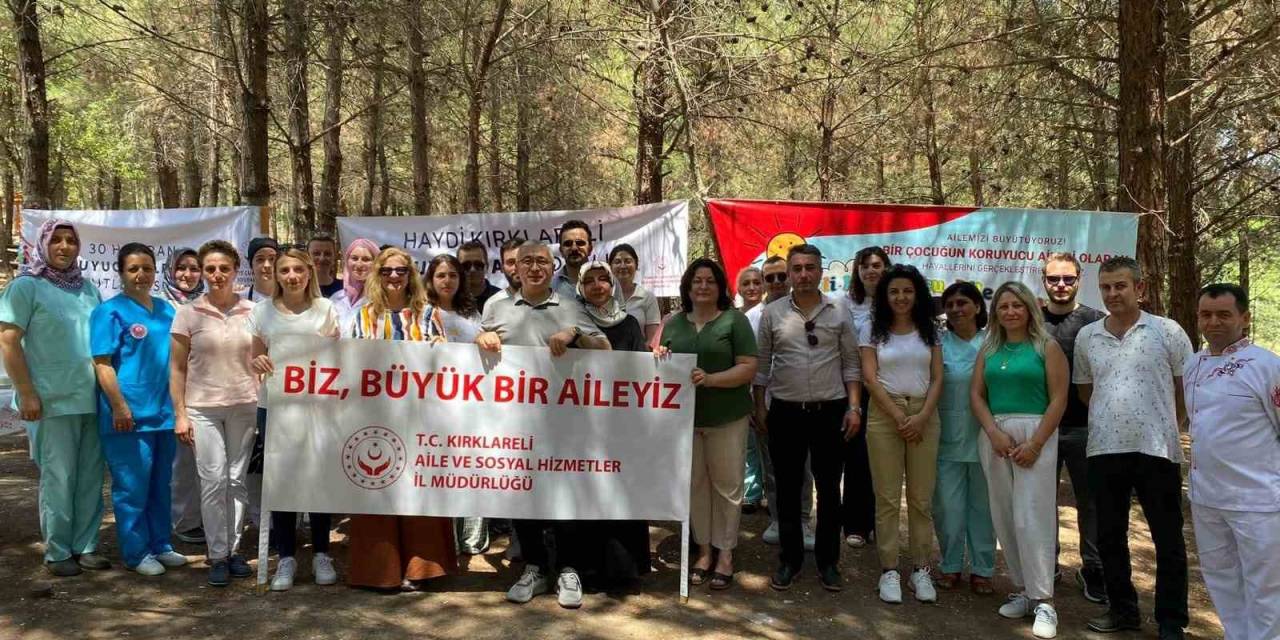 Kırklareli’nde Koruyucu Aileler Ve Çocukların Piknik Keyfi