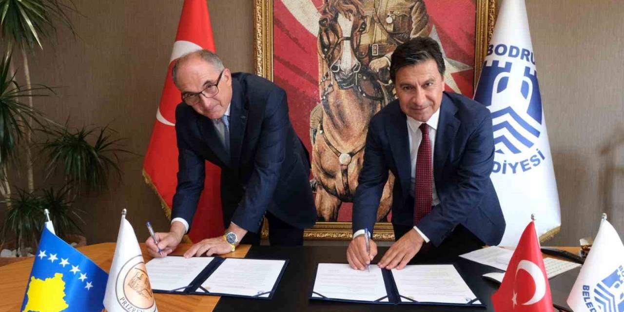 Bodrum Belediyesi İle Prizren Belediyesi Arasında ’kardeş Şehir’ Protokolü İmzalandı