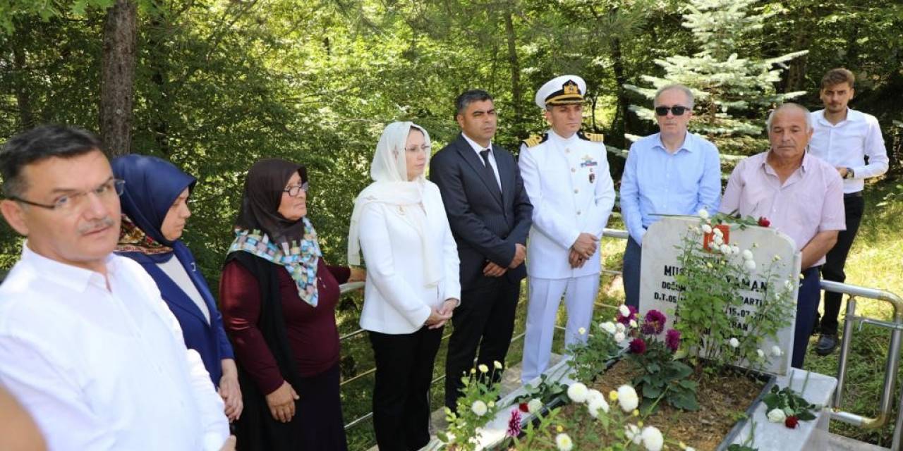 15 Temmuz Şehidi Mustafa Yaman Kabri Başında Anıldı