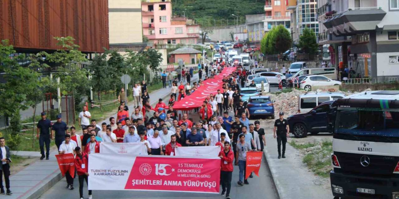 Rize’de "15 Temmuz Demokrasi Ve Milli Birlik Günü" Anma Etkinlikleri