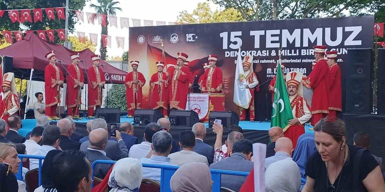 Fatih Saraçhane Parkı’nda “15 Temmuz Demokrasi Ve Milli Birlik Günü" Anma Programı