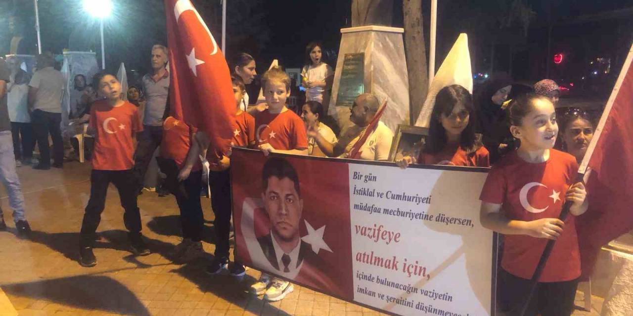 15 Temmuz Şehitleri İçin Kozan Tek Yürek Oldu