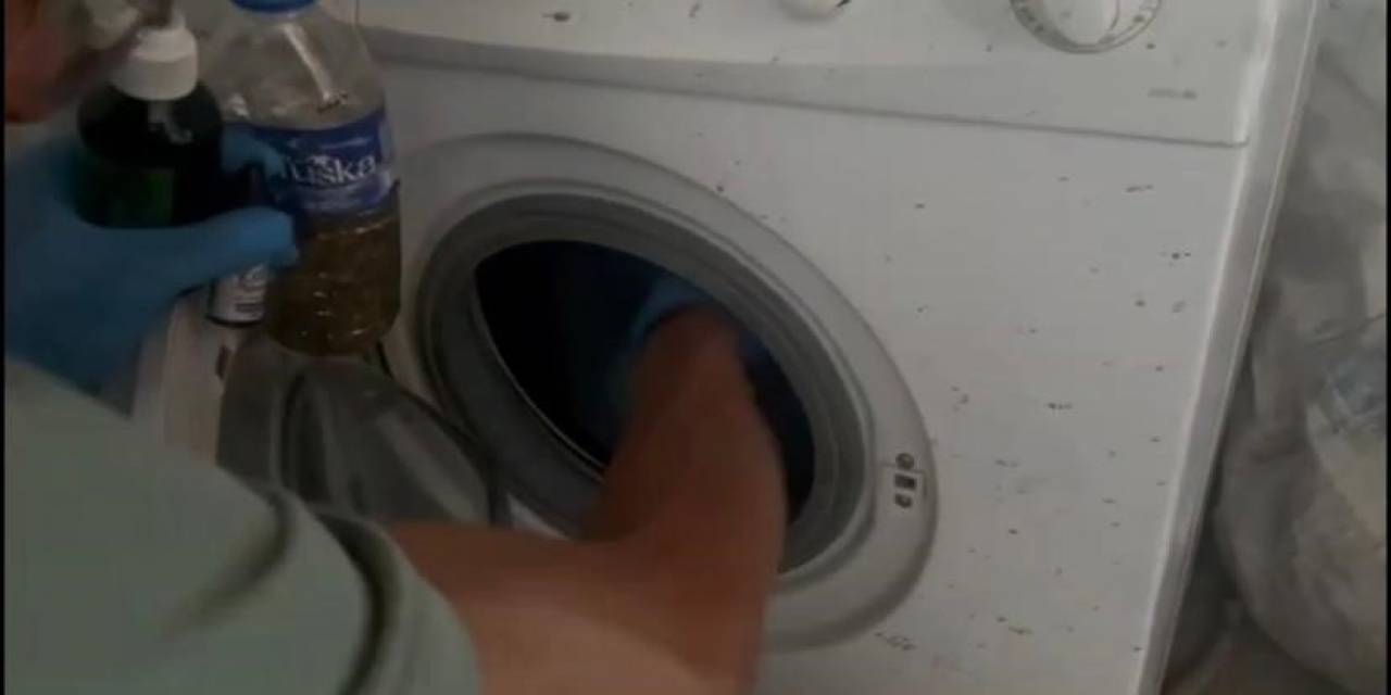 Uyuşturucuyu Çamaşır Makinesine Saklamışlar