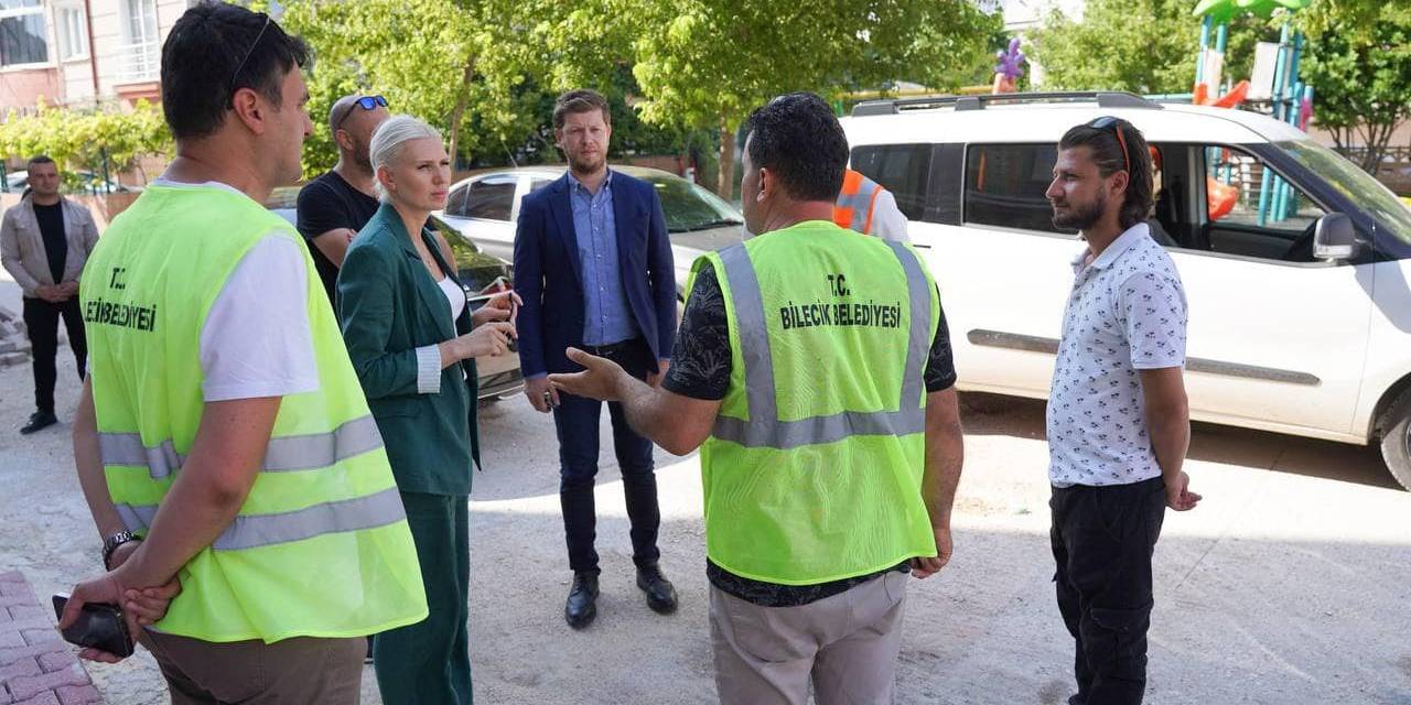 Hürriyet Mahallesindeki Çalışmaları Yerinde İnceledi