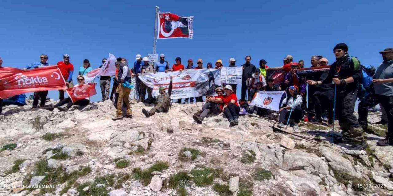 15 Temmuz Şehitleri Uludağ’ın Zirvesinde Anıldı