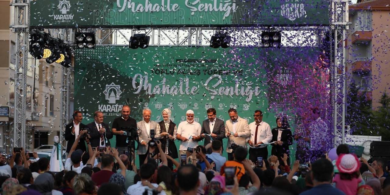 Karatay Belediyesi 47 Milyon Liralık Yatırımları Hizmete Açtı