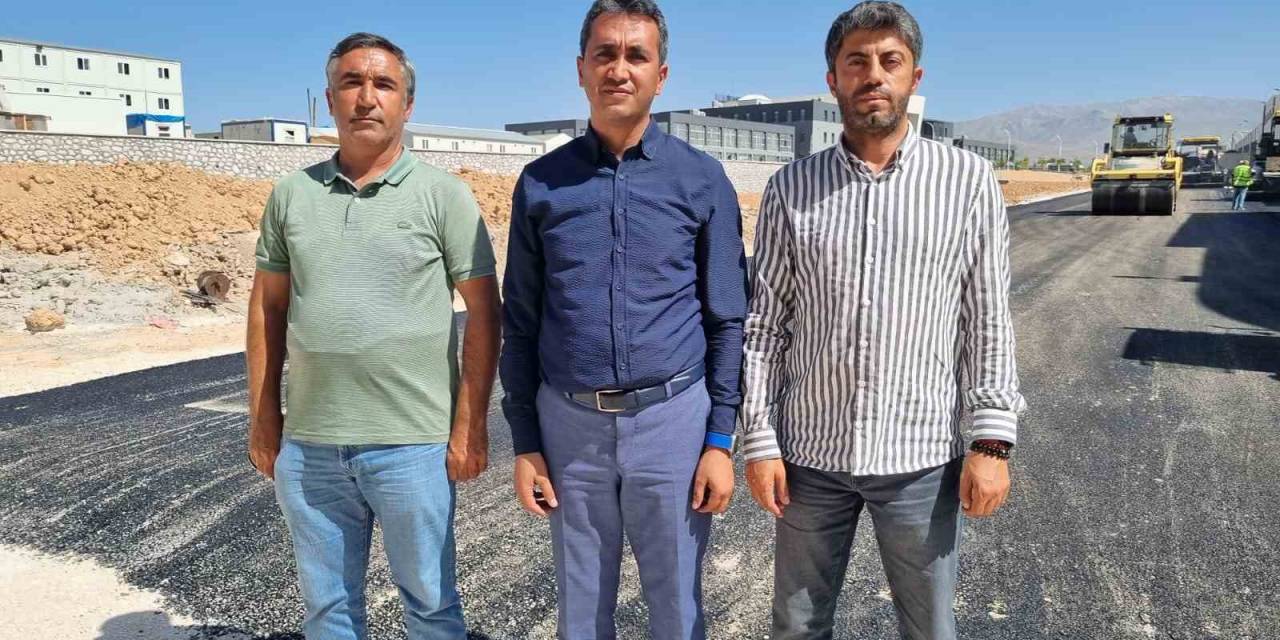 Dünya Kayısı Ticaret Merkezinde Asfaltlama Çalışmaları Başladı