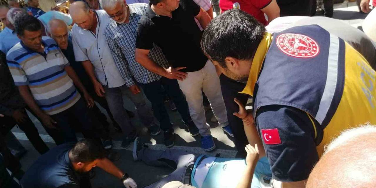 Burdur’da Otomobille Çarpışan Motosiklet Sürücüsü Yaralandı