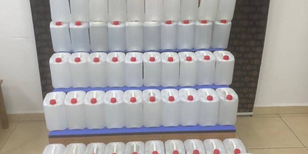 Edirne’de 387 Litre Sahte Alkol Ele Geçirildi