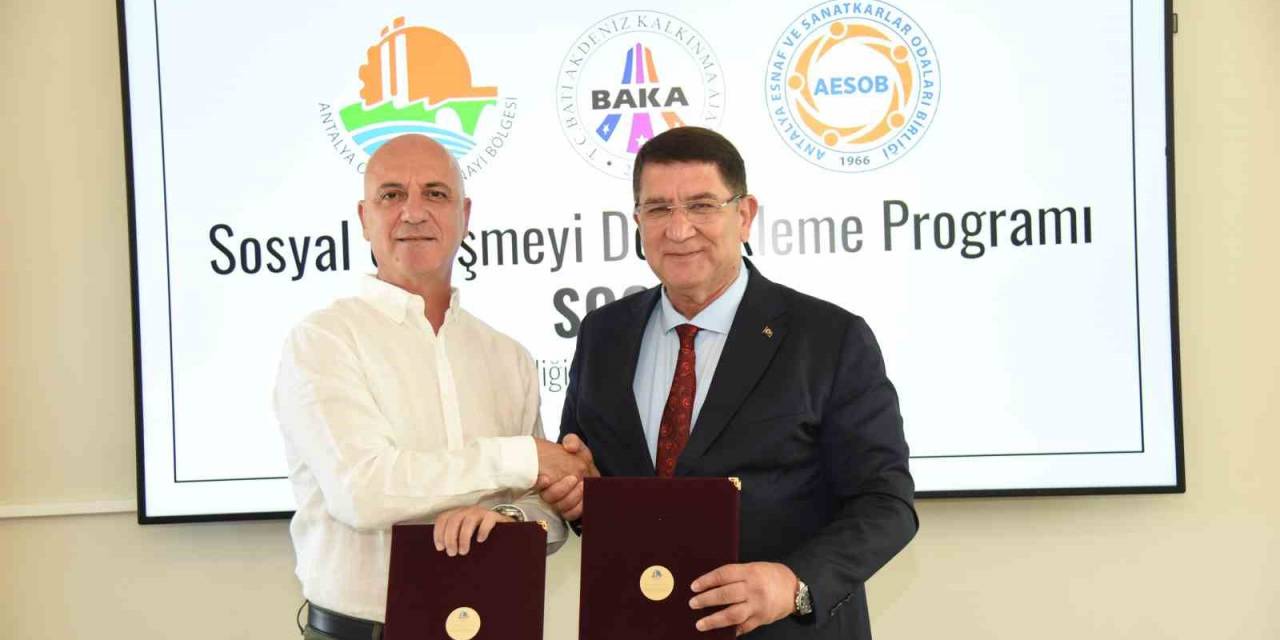 Aesob Ve Aosb Arasında Genç Antalya -m Projesi İşbirliği Protokolü