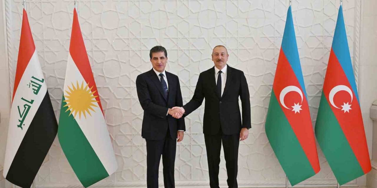 Aliyev, Ikby Başkanı Barzani İle Görüştü