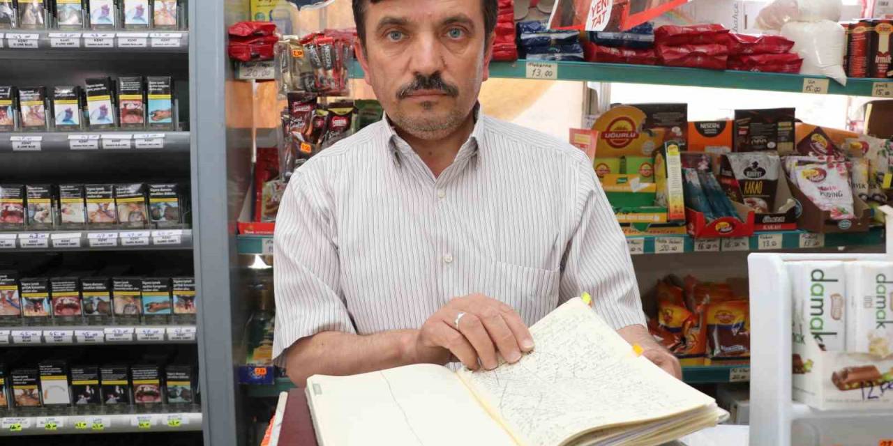 Bakkalın Veresiye Defterindeki Borçları Ödedi