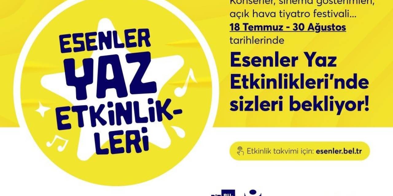 Esenler’de Yaz Etkinlikleri Başlıyor