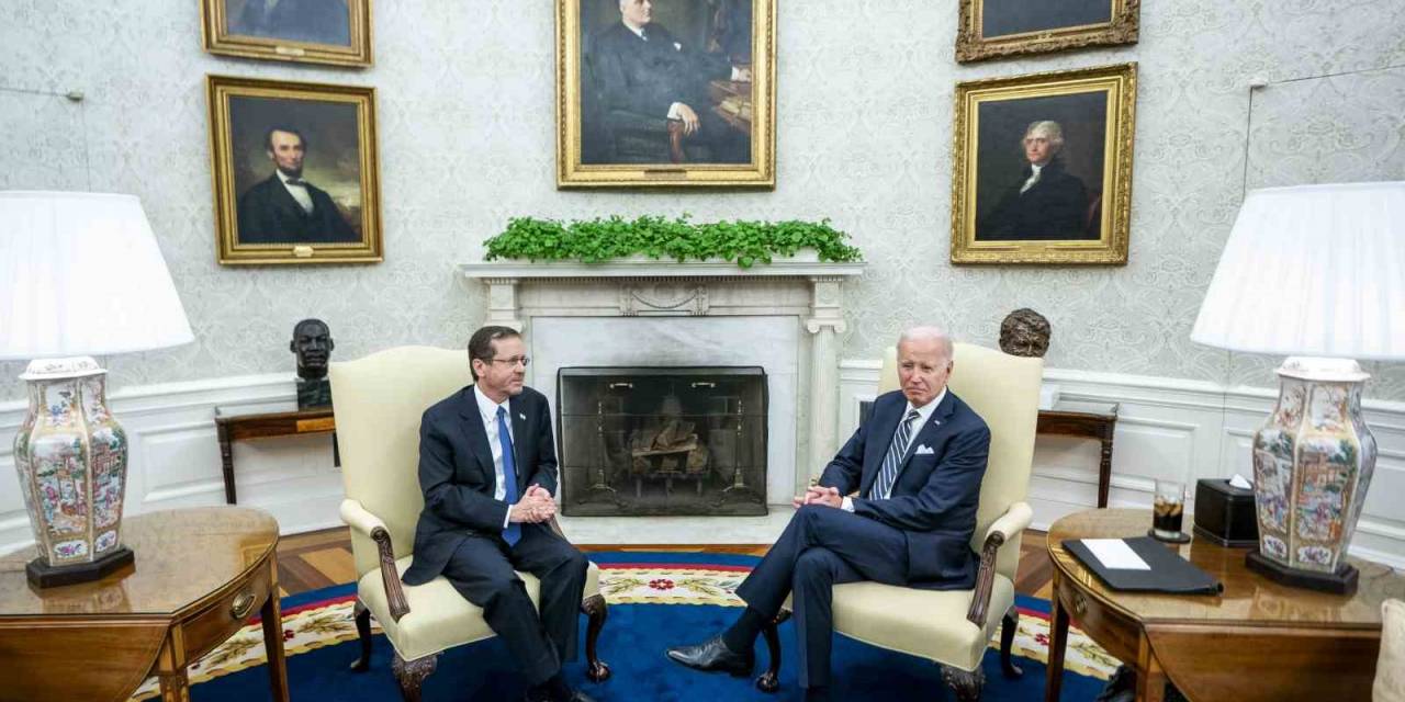 Abd Başkanı Biden, İsrail Cumhurbaşkanı Herzog’u Beyaz Saray’da Ağırladı