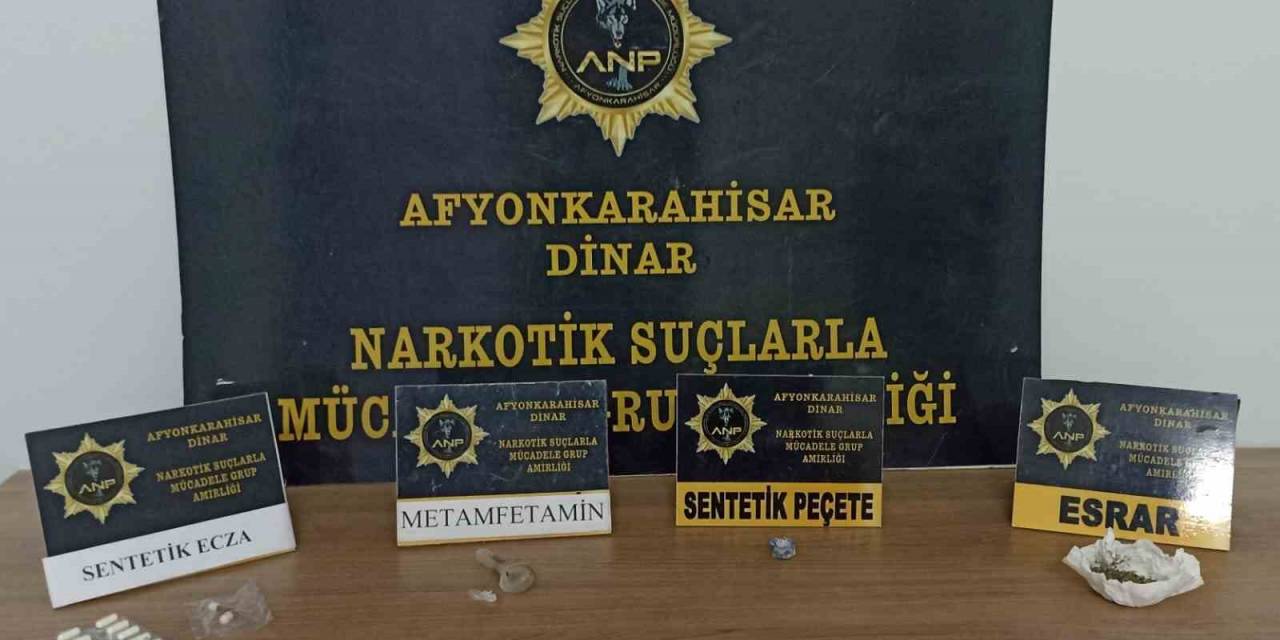 Dinar’da Polisten Uyuşturucu Baskınları