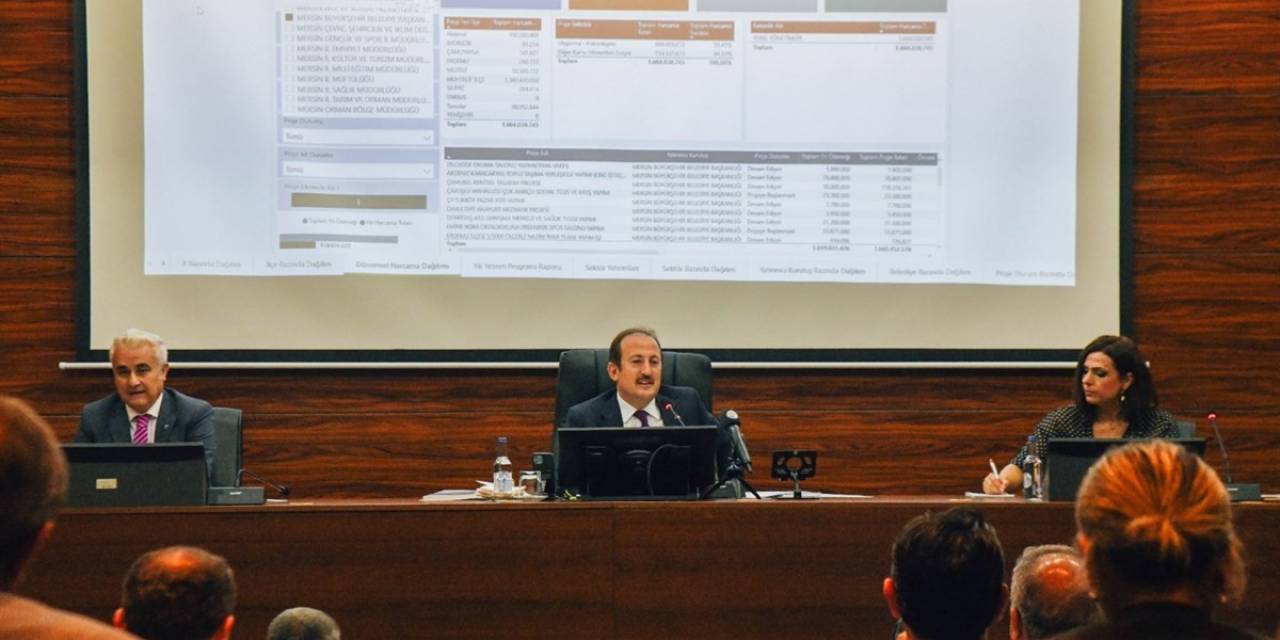 Vali Pehlivan: "mersin’de Devam Eden Projelerin Yatırım Bedeli 98.5 Milyar Lira"