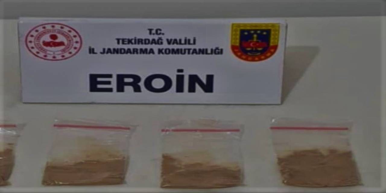 Tekirdağ’da Uyuşturucu Operasyonu