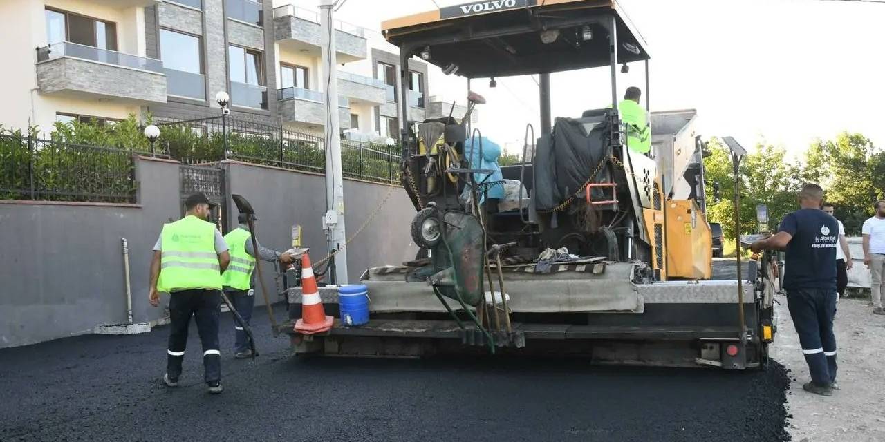 Başiskele’nin Yollarına 50 Bin Ton Asfalt