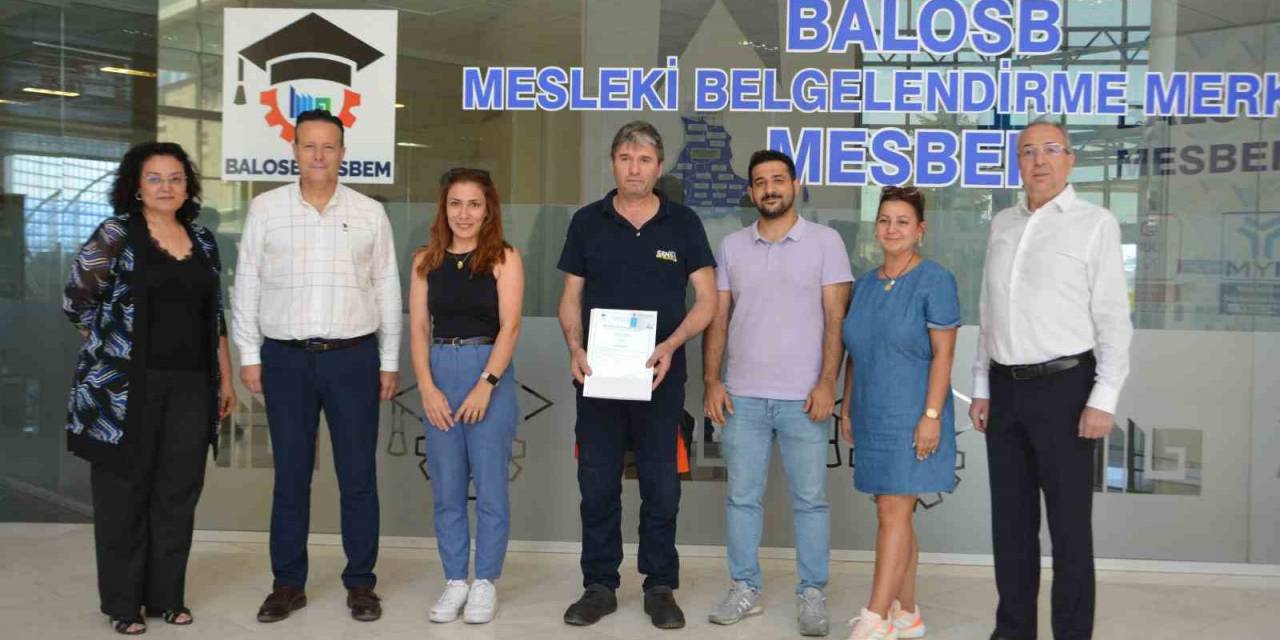 Balıkesir Osb, Mesleki Yeterlilikte Bir İlke İmza Attı