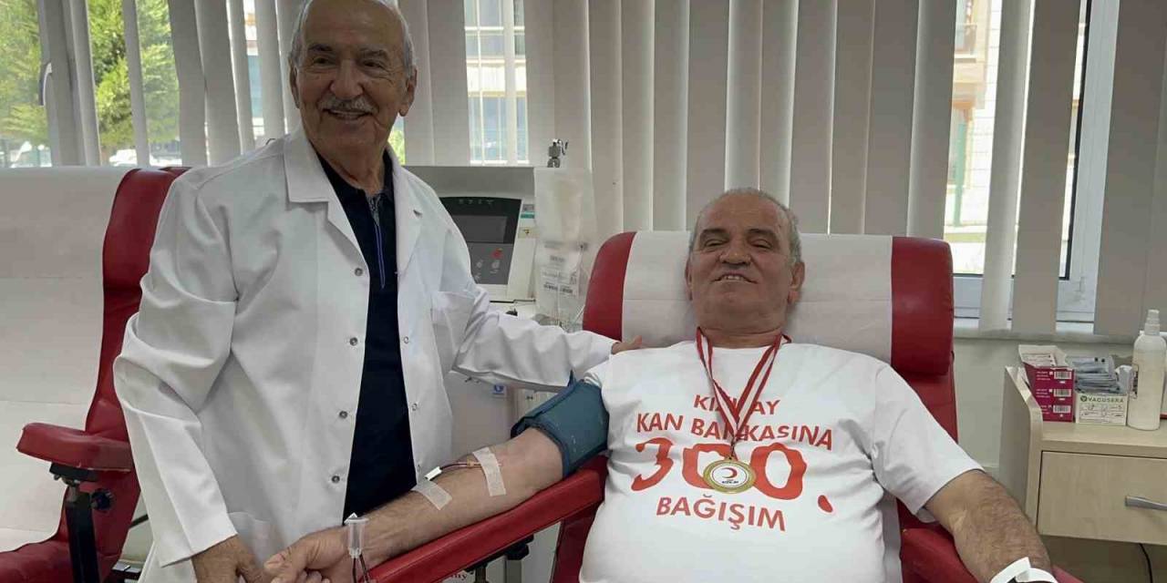 40 Yılda 467 Ünite Kan Bağışında Bulunarak Kendi Rekorunu Kırdı