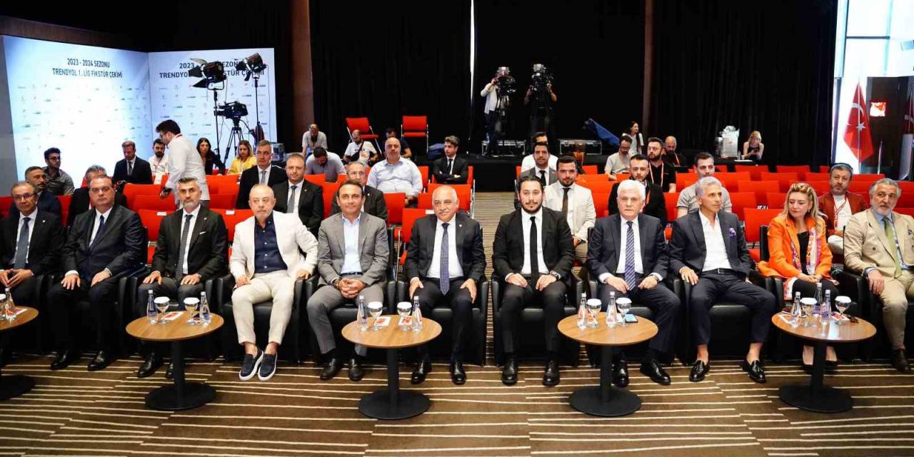 Trendyol 1. Lig 2023-2024 Sezonu Fikstürü Çekildi