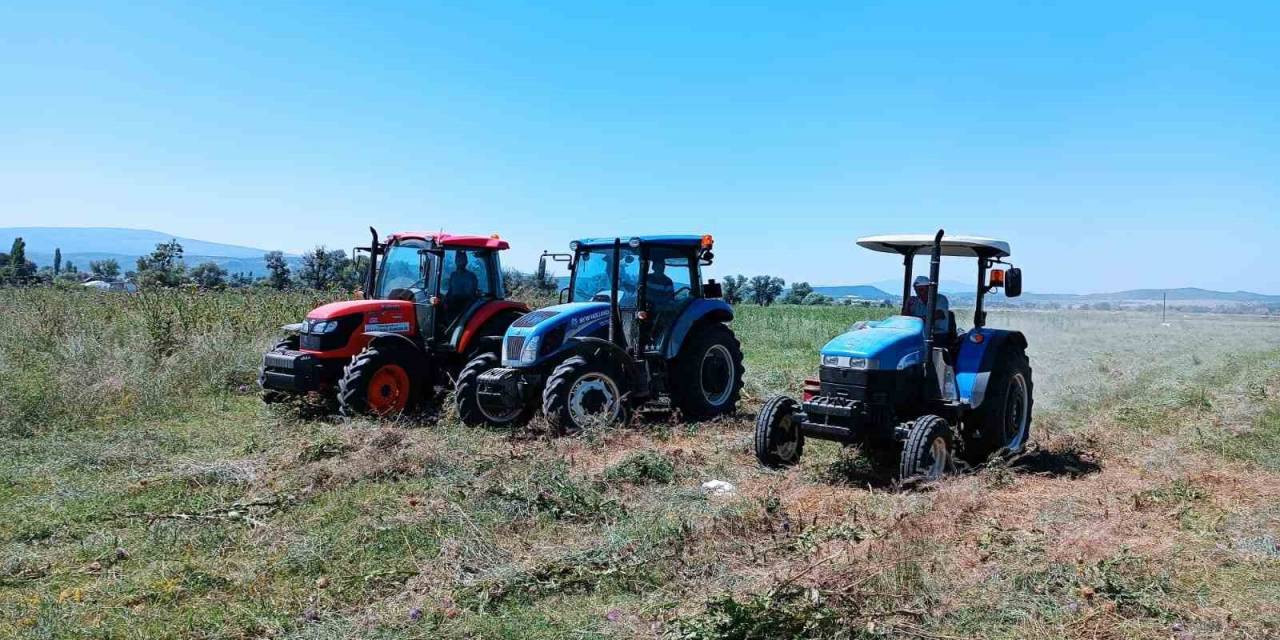 Tavşanlı’da Mera Alanlarında Temizlik Ve Ot Kesimi Yapıldı