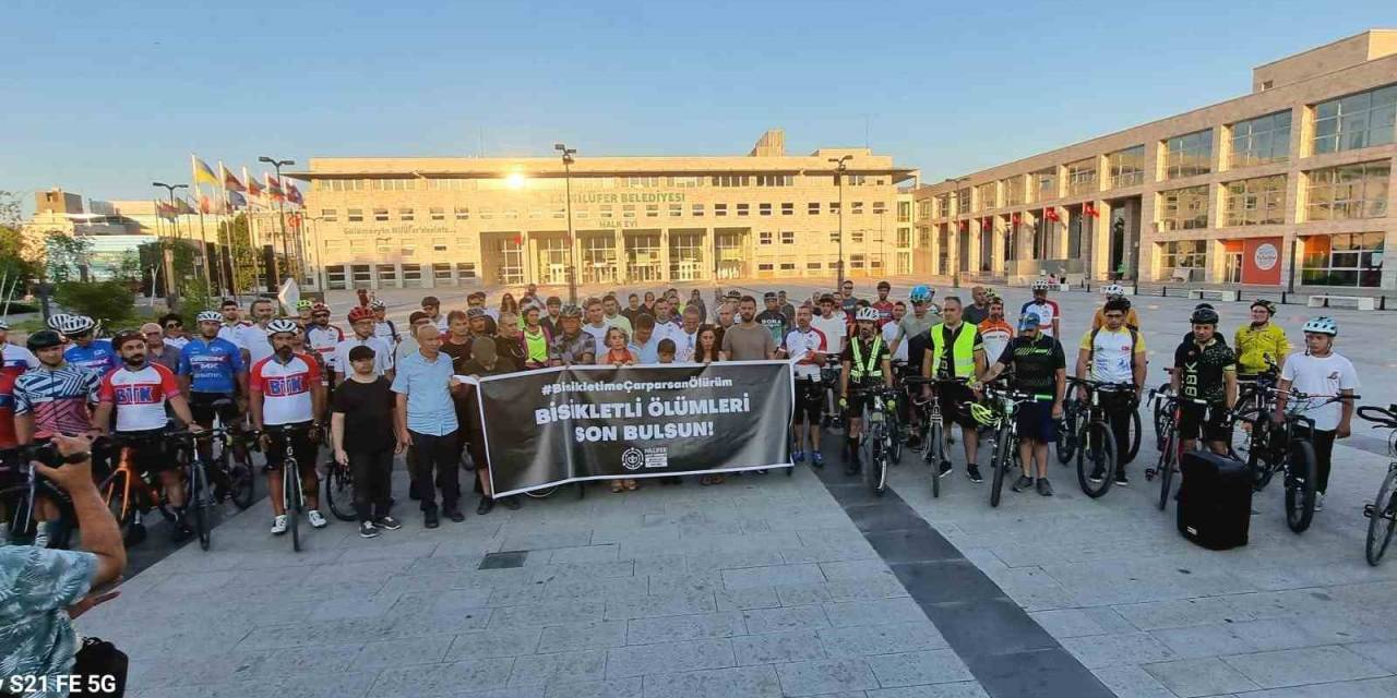 Bursalı Bisikletçiler, Trafik Terörüne Dur Demek İçin Buluştu