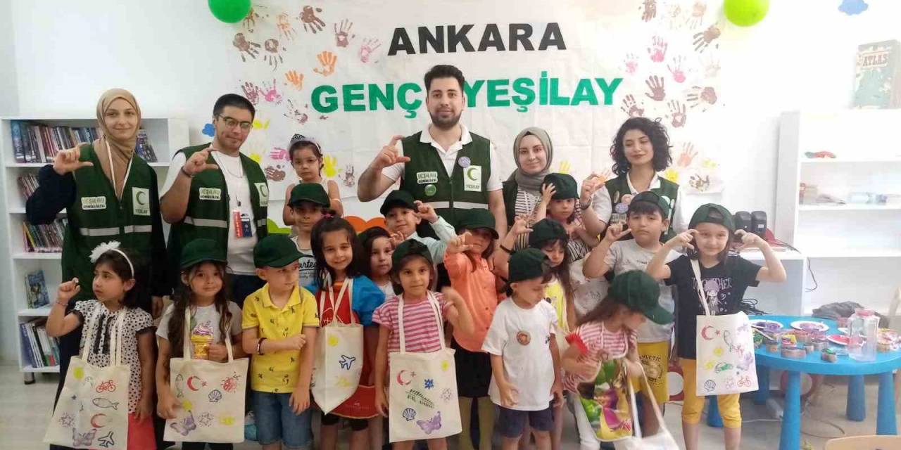 Mamak’ta Minikler İçin Baskı Atölyesi Düzenlendi