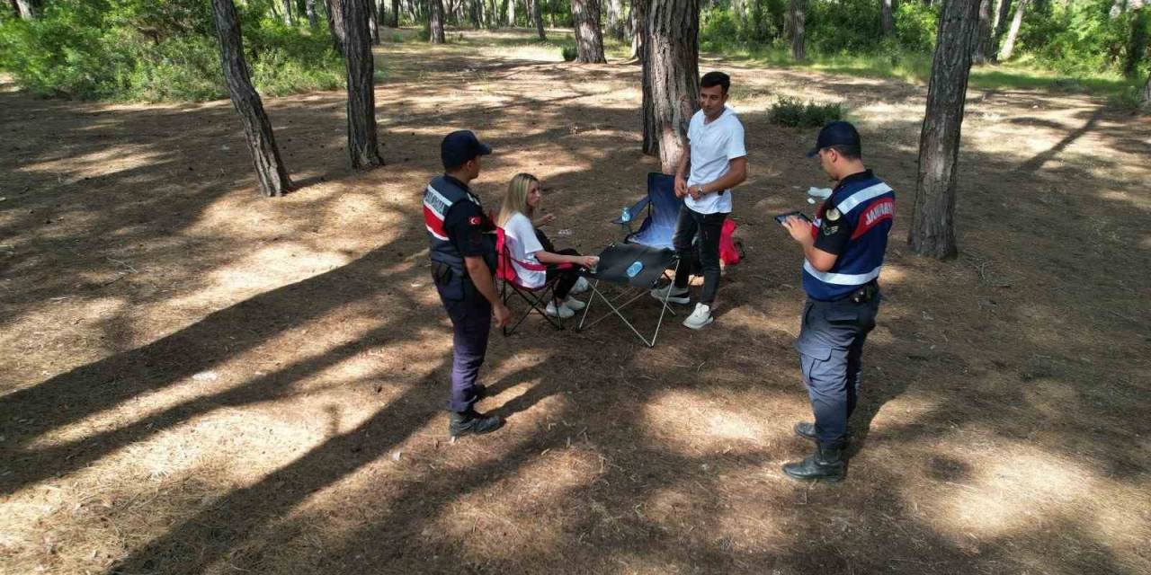 Manavgat’ta Ormanlara Jandarma Koruması