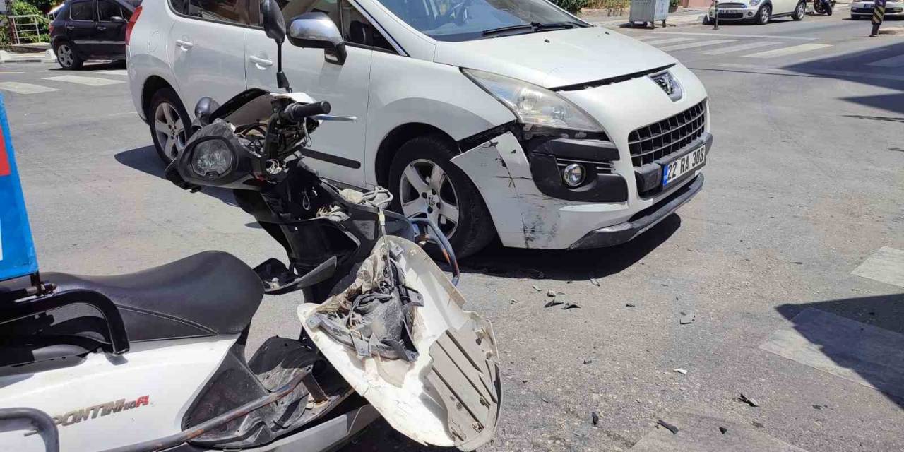 Keşan’da Otomobil İle Motosiklet Çarpıştı: 1 Yaralı