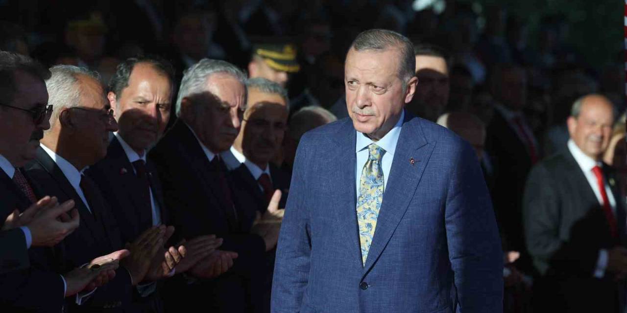 Cumhurbaşkanı Erdoğan: "yok Etmek İstedikleri Kıbrıs Türkleri Bugün Kendi Bayraklarının Gölgesinde Güvenle Yaşıyor"