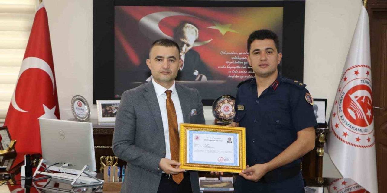 Teberci’ye Üstün Başarı Belgesi Verildi