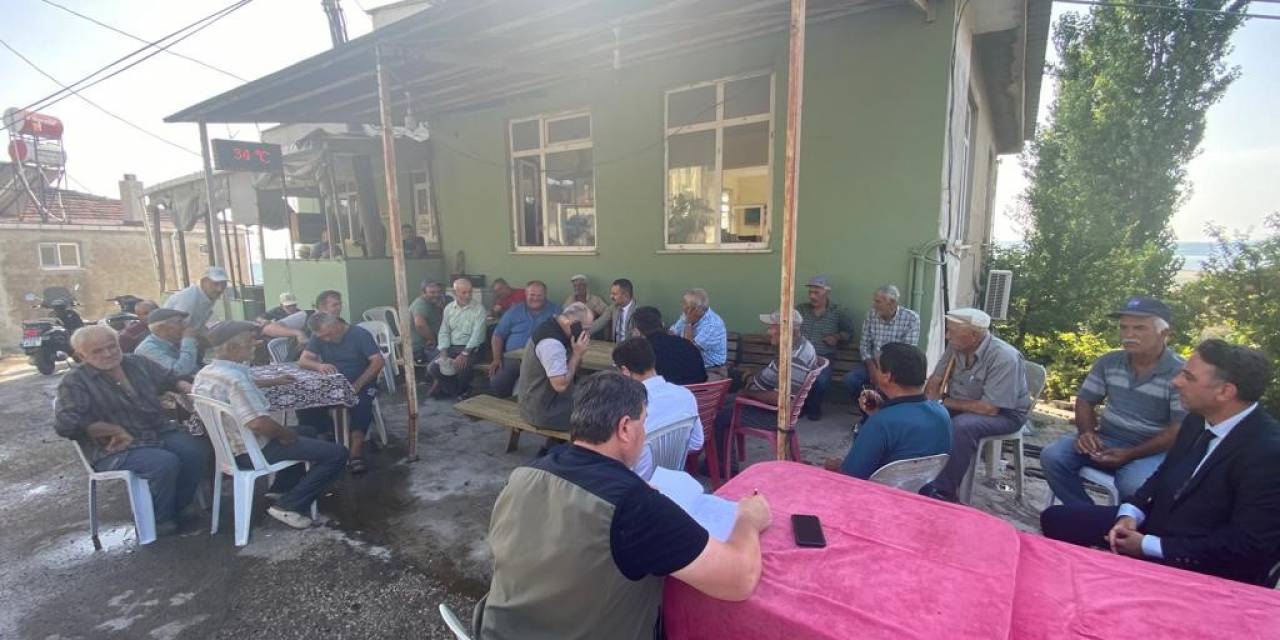 Vali İlhami Aktaş, Orman Yangınlarından Etkilenen Köylülerle Bir Araya Geldi