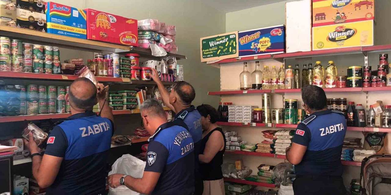 Mersin’de Bir Markette Tarihi Geçmiş Ürünler Tespit Edildi