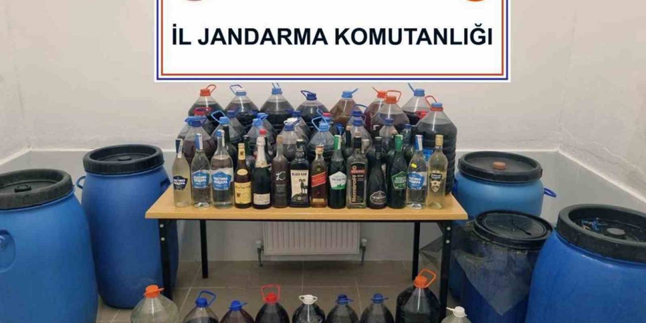 Datça’da Jandarmadan Kaçak Alkol Operasyonu