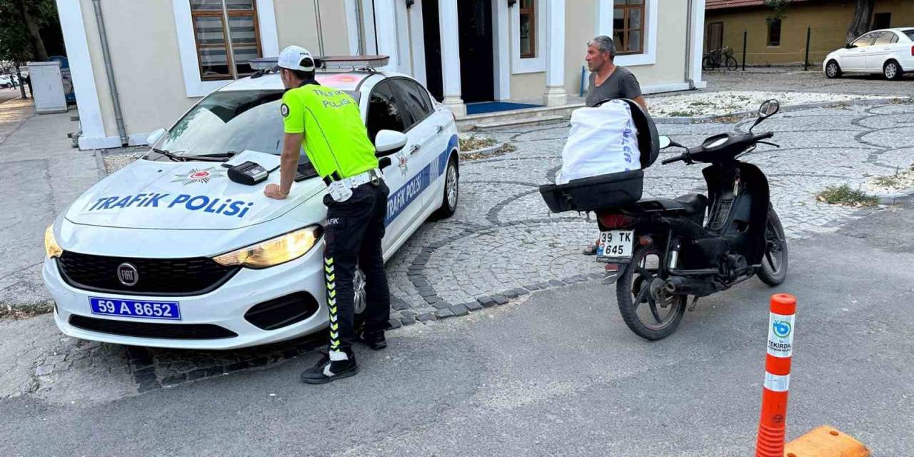 Muratlı’da Motor Denetiminde 150 Bin Tl Ceza