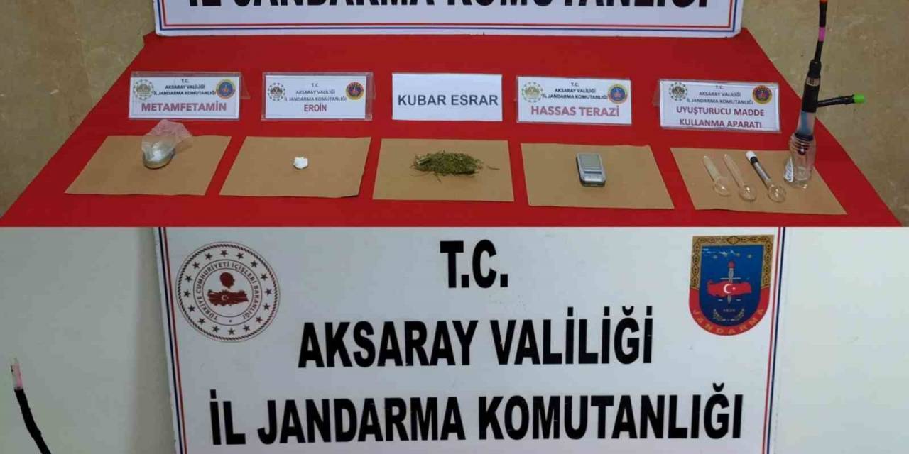 Aksaray Jandarmadan Uyuşturucu Operasyonu: 3 Gözaltı