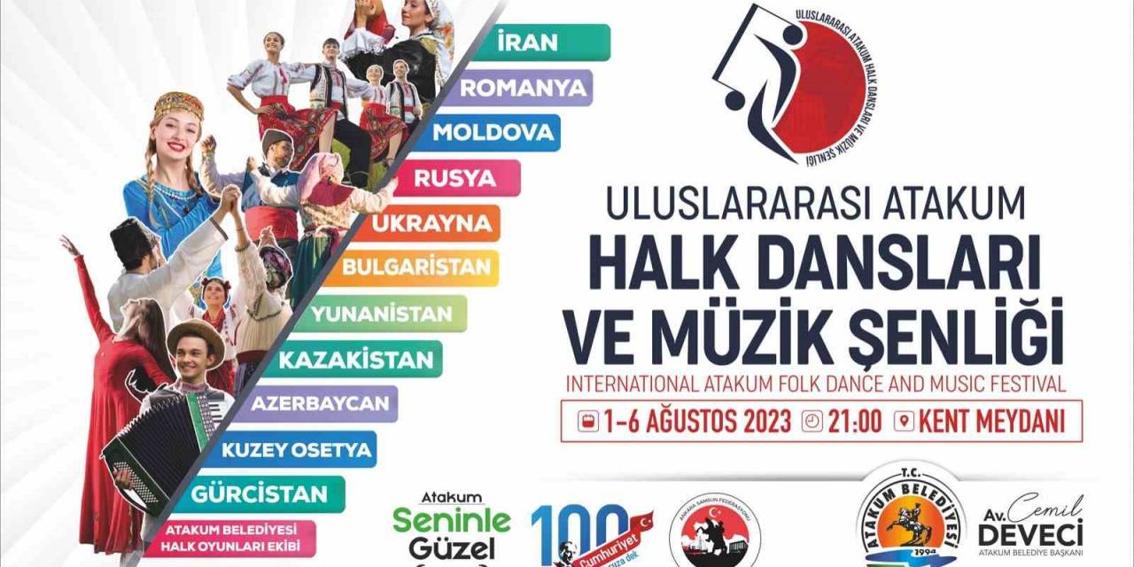 Uluslararası Halk Dansları Toplulukları Atakum’da Buluşacak