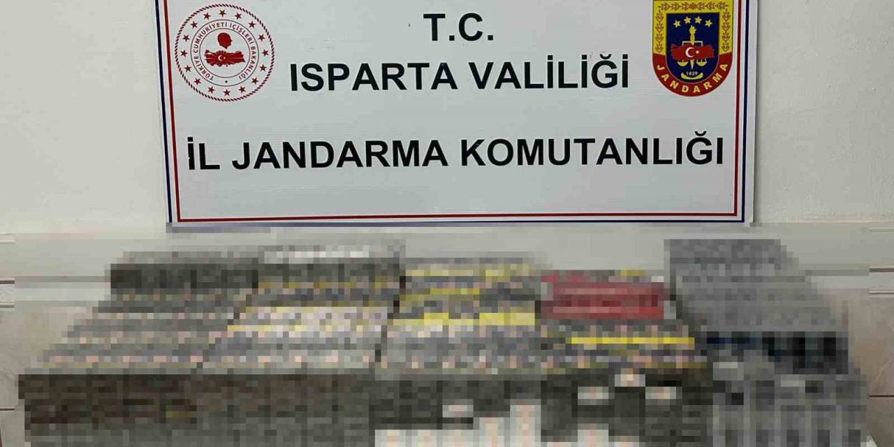 Isparta’da Çok Sayıda Kaçak Sigara Ele Geçirildi